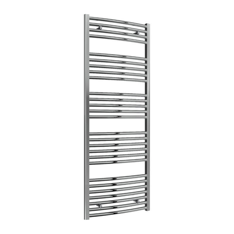 Reina Diva Curved Electric Chrome Towel Radiator