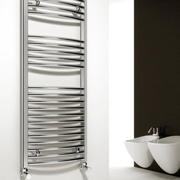Reina Diva Towel Radiator Curved - Chrome
