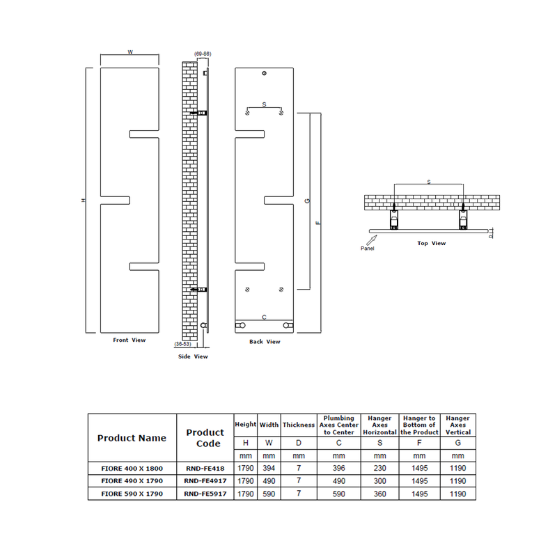 Reina Fiore Designer Radiator