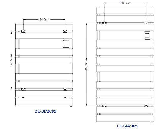 Reina Gia Electric Towel Rail