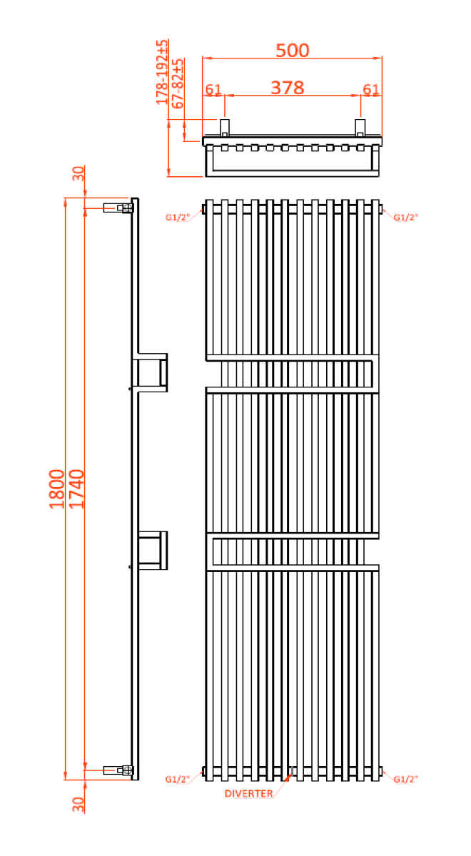 Reina Grande Designer Radiator