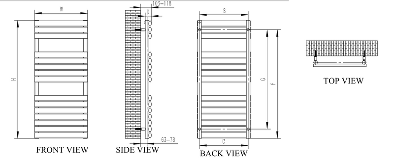 Reina Helin Radiator - Polished