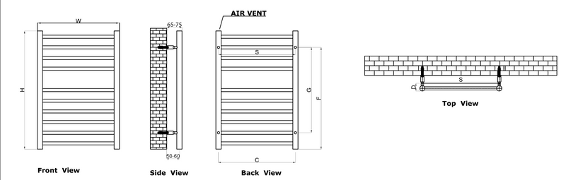 Reina Luna Radiator - Polished