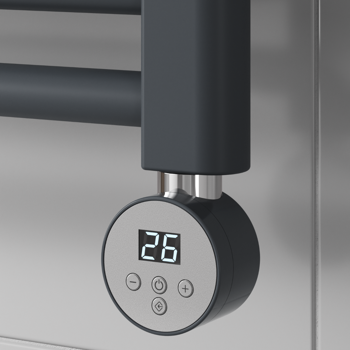 Reina Mini Round Thermostatic Element - 600w | Heating – Bath & More UK