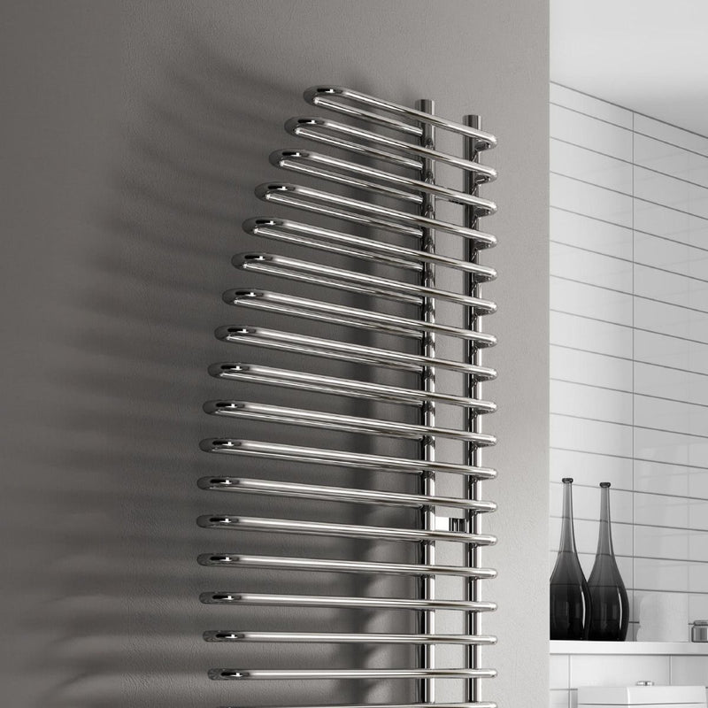 Reina Nola Designer Radiator - Chrome 600mm x 1400