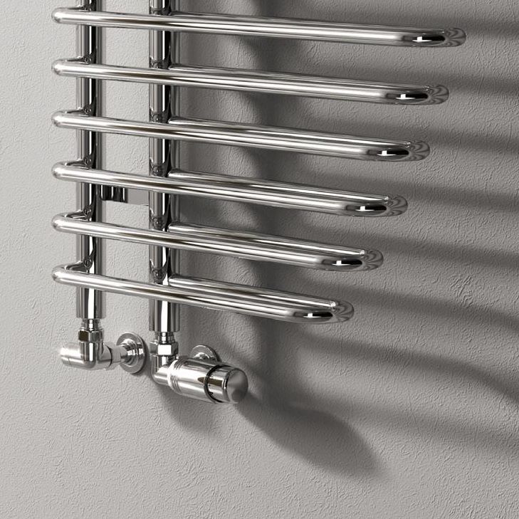 Reina Nola Designer Radiator - Chrome 600mm x 1400