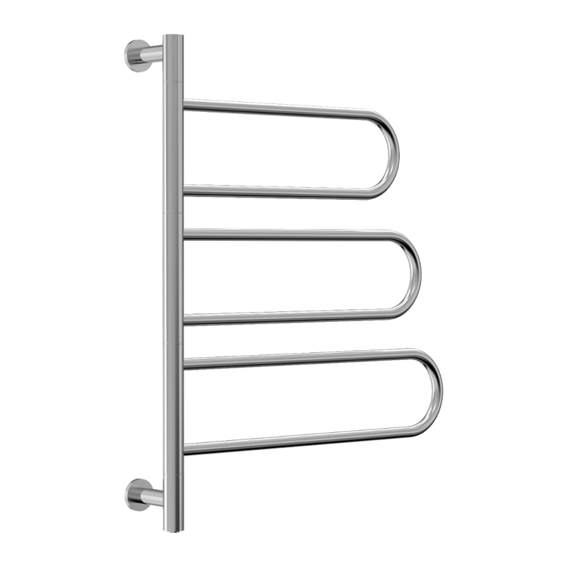 Reina Orne Polished Stainless Steel Electric Towel Rail
