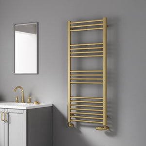 Reina Ottone Designer Radiator - Brushed Brass