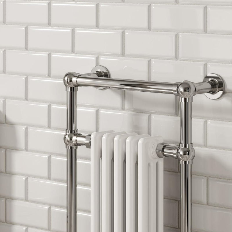 Reina Oxford Radiator - Chrome | Heating – Bath & More UK