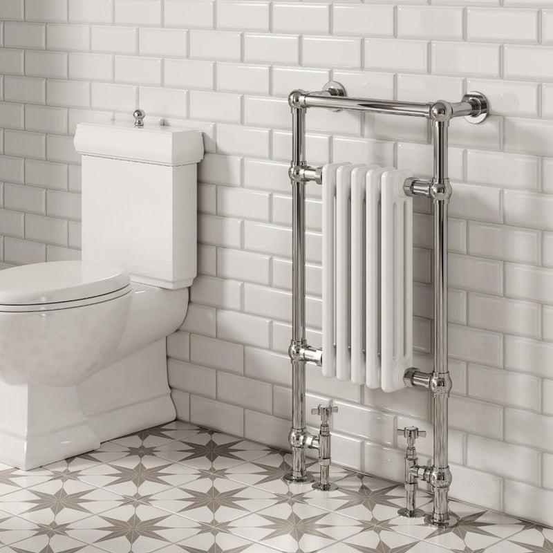 Reina Oxford Radiator - Chrome | Heating – Bath & More UK