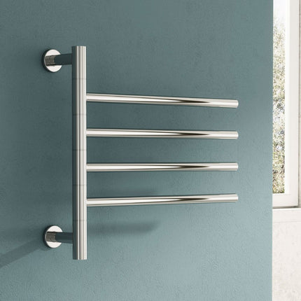 Reina Rance Polished Stainless Steel Electric Towel Rail