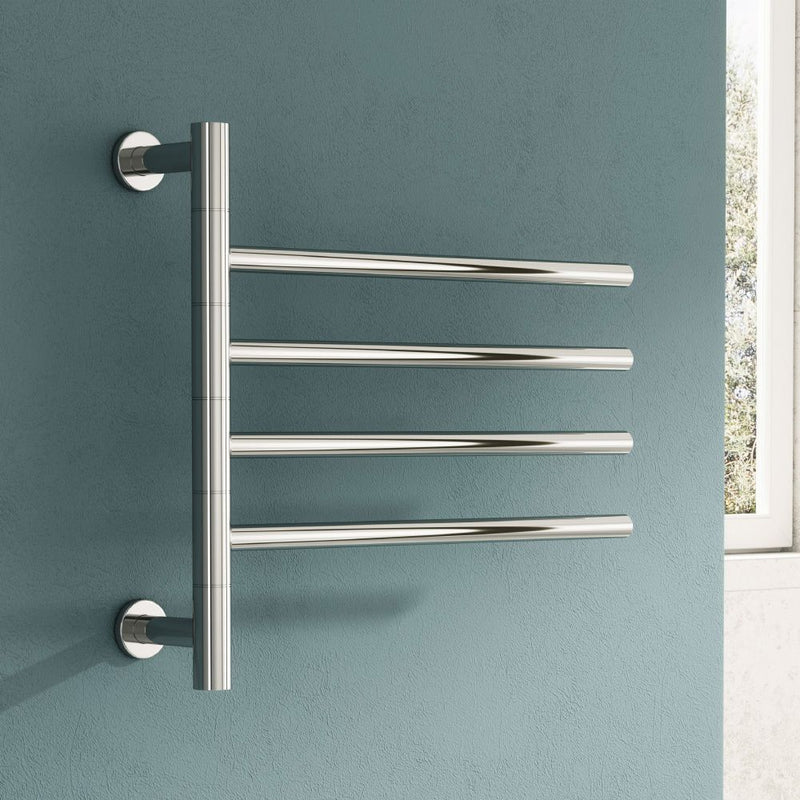 Reina Rance Polished Stainless Steel Electric Towel Rail