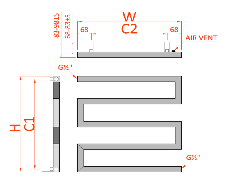 Reina Serpe Designer Radiator