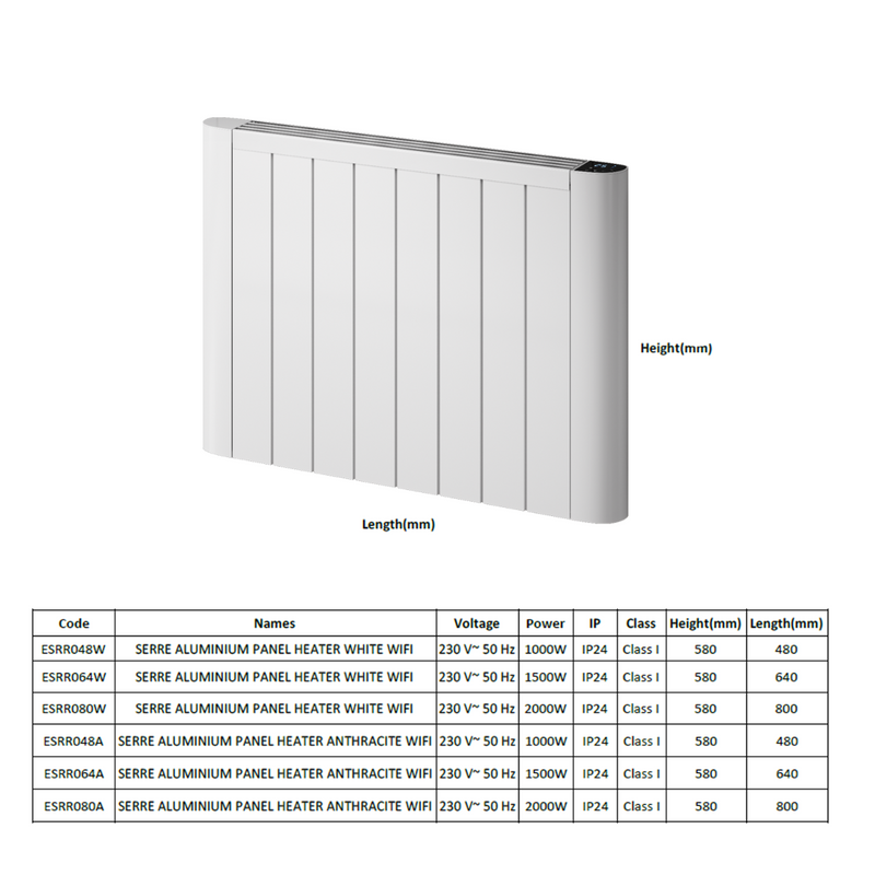 Reina Serre Electric Radiator