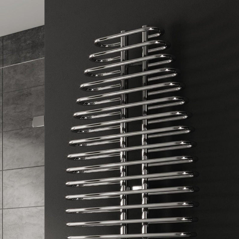 Reina Teano Designer Radiator - Chrome -  600m x 1300