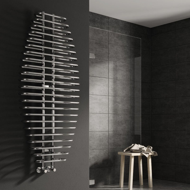 Reina Teano Designer Radiator - Chrome -  600m x 1300