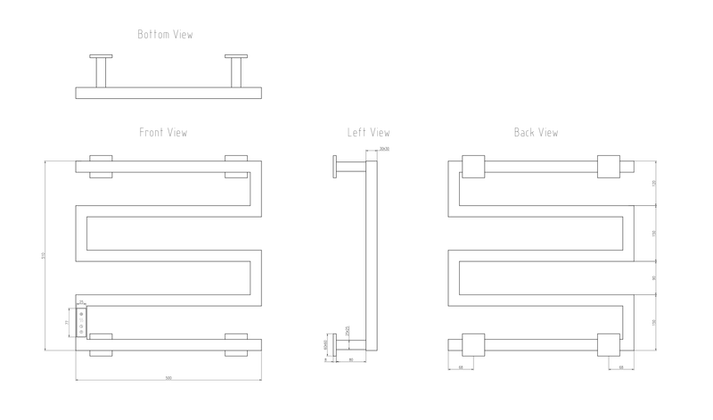 Reina Vispa Elecric Towel Rail