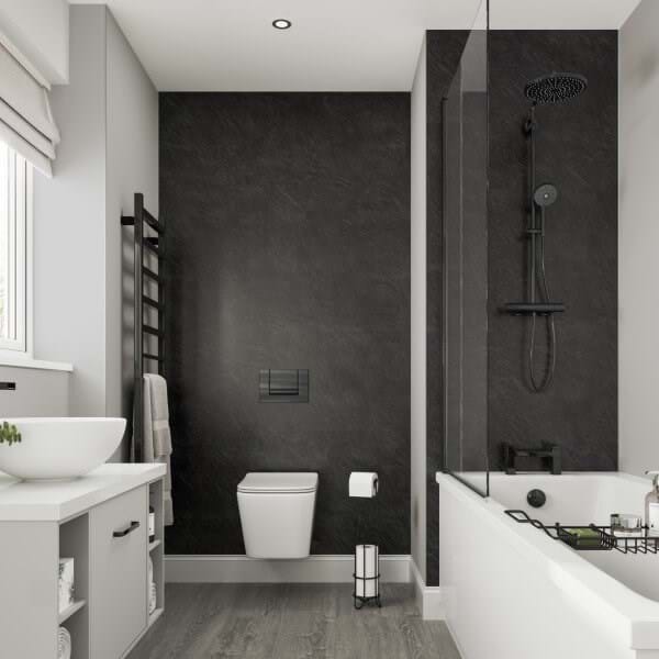 Riven Slate Multipanel Bathroom Wall Panels
