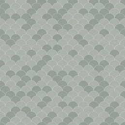 Kinewall | Sage Scalloped Edge Panel