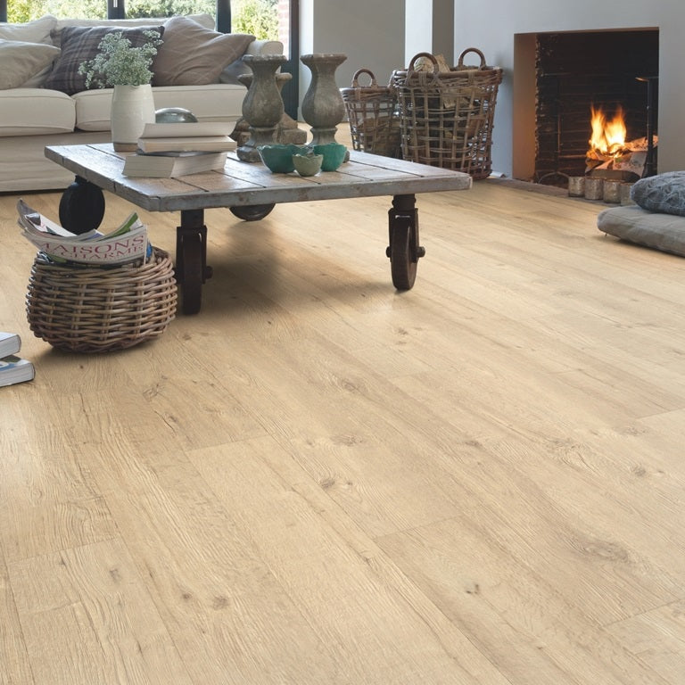 Quick-Step Laminate Impressive Sandblasted Oak Natural IM1853