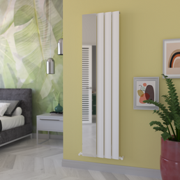 Carisa - Step Mirror Aluminium Radiator