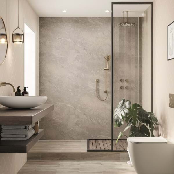 Valmasino Marble Multipanel Bathroom Wall Panels