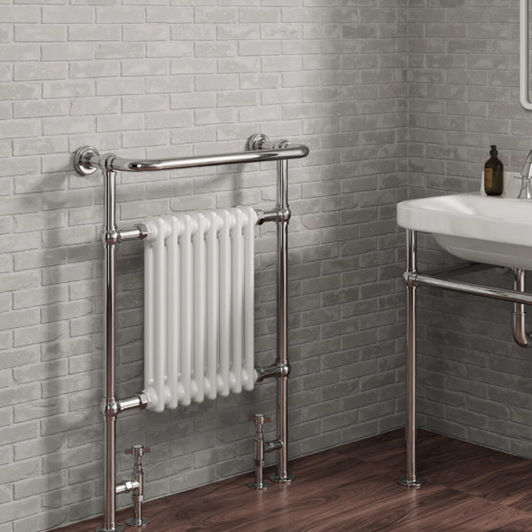 Reina Victoria Radiator - Chrome | Heating – Bath & More UK