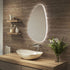 Sensio Mistral Shaped LED Illuminated Mirror