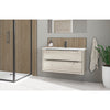 Linear Oak Panel Alloy | Wetwall Splashback