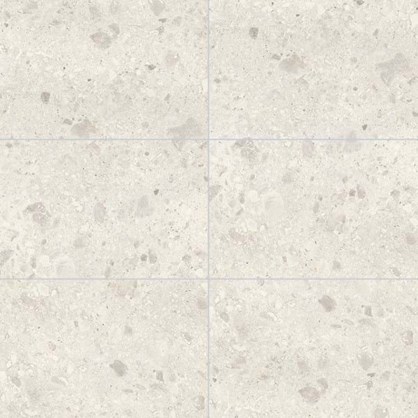 White Terrazzo Tile | Multipanel Bathroom Wall Panels