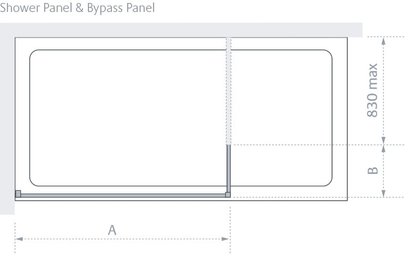 Lakes Coastline | By Pass Panel 10mm Glass