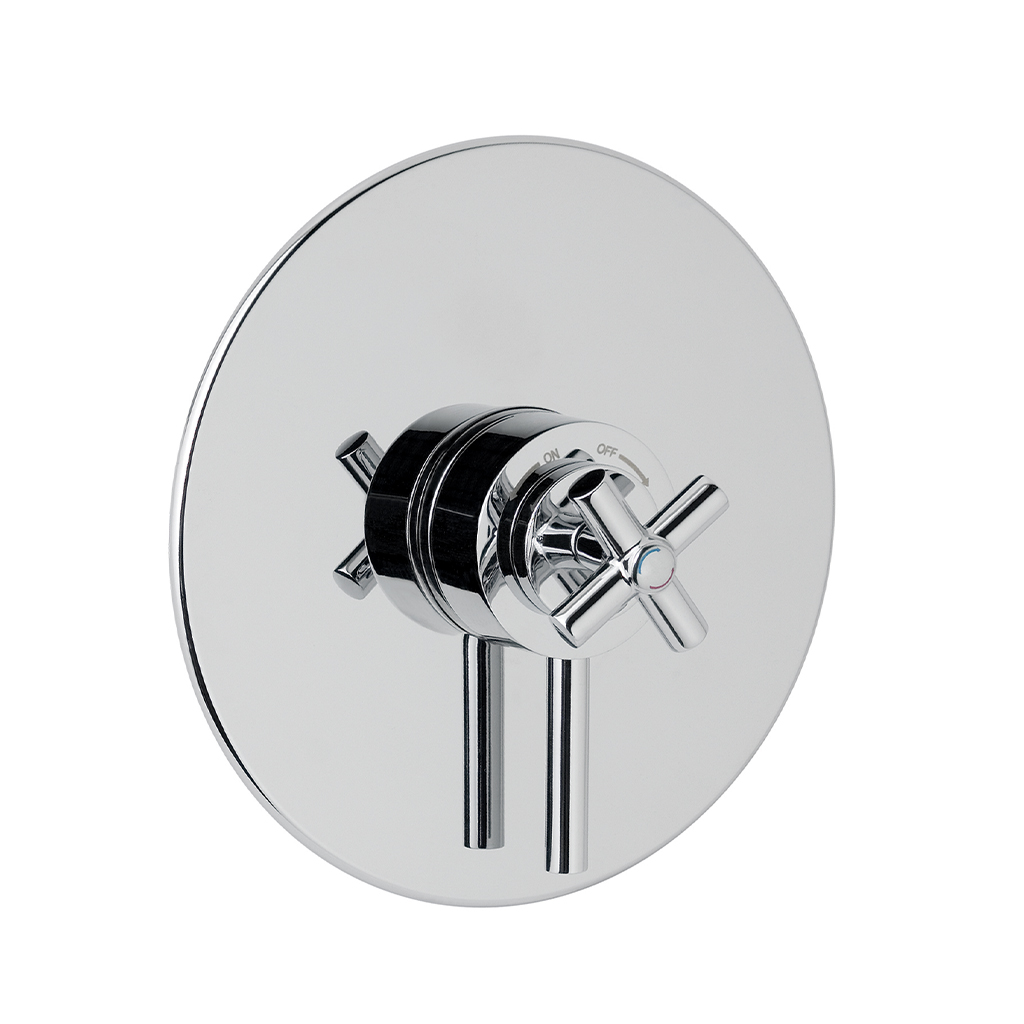 Eastbrook Thermostatic Crosshead Concealed Shower Valve – Bath & More UK