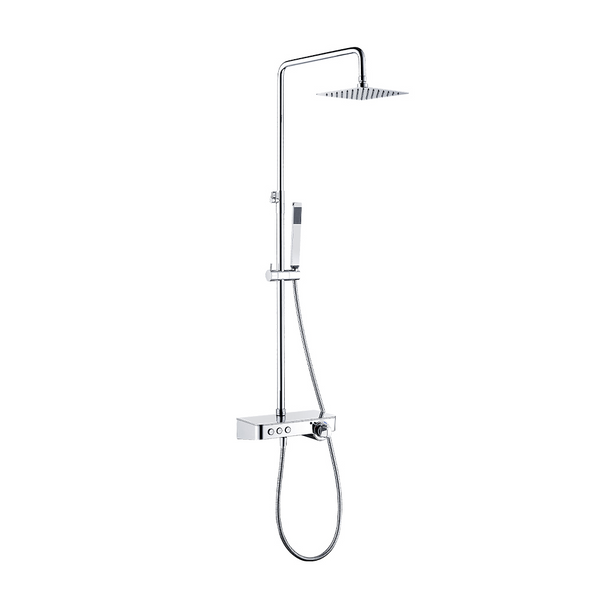 Eastbrook Thermostatic Shower Pole with Built-in Shelf