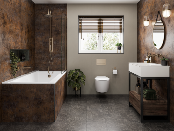 Corten Elements Multipanel Bathroom Wall Panels Bathroom