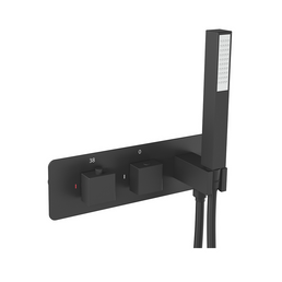 Eastbrook Square Horiz. Thermostatic Shower Valve With Kit