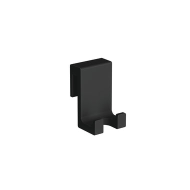 Shower Shelf with Grab Bar and Magnetic Squeegee - Black