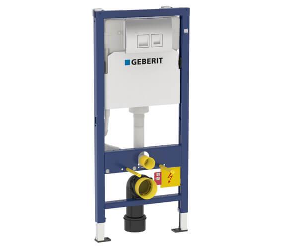 Geberit Duofix wall hung WC frame with cistern and flush plate 458.119.21.1