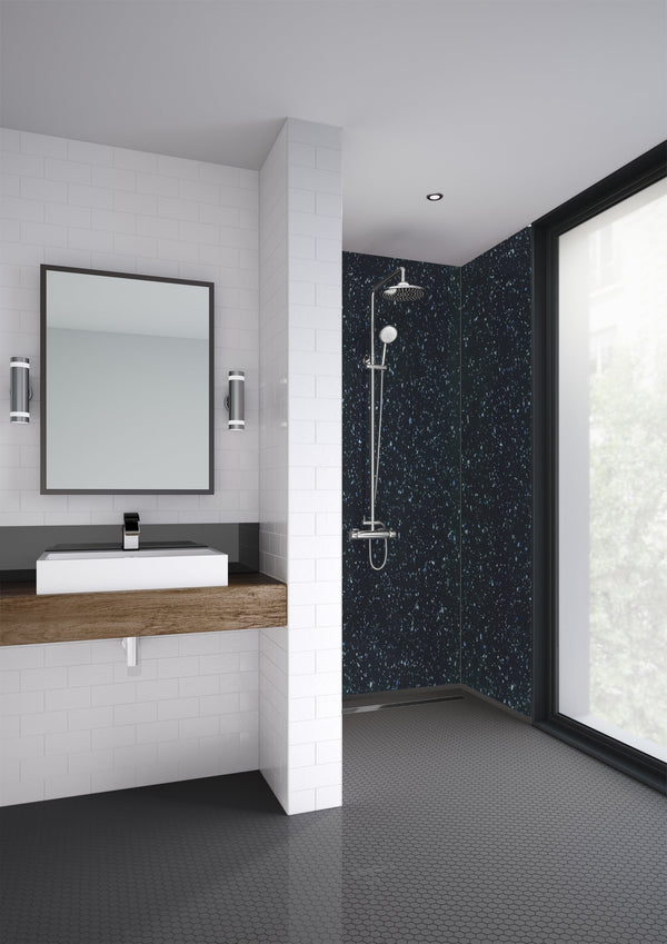 Sample - Graphite Sparkle | Mermaid Timeless Trade Bathroom Wall Panels