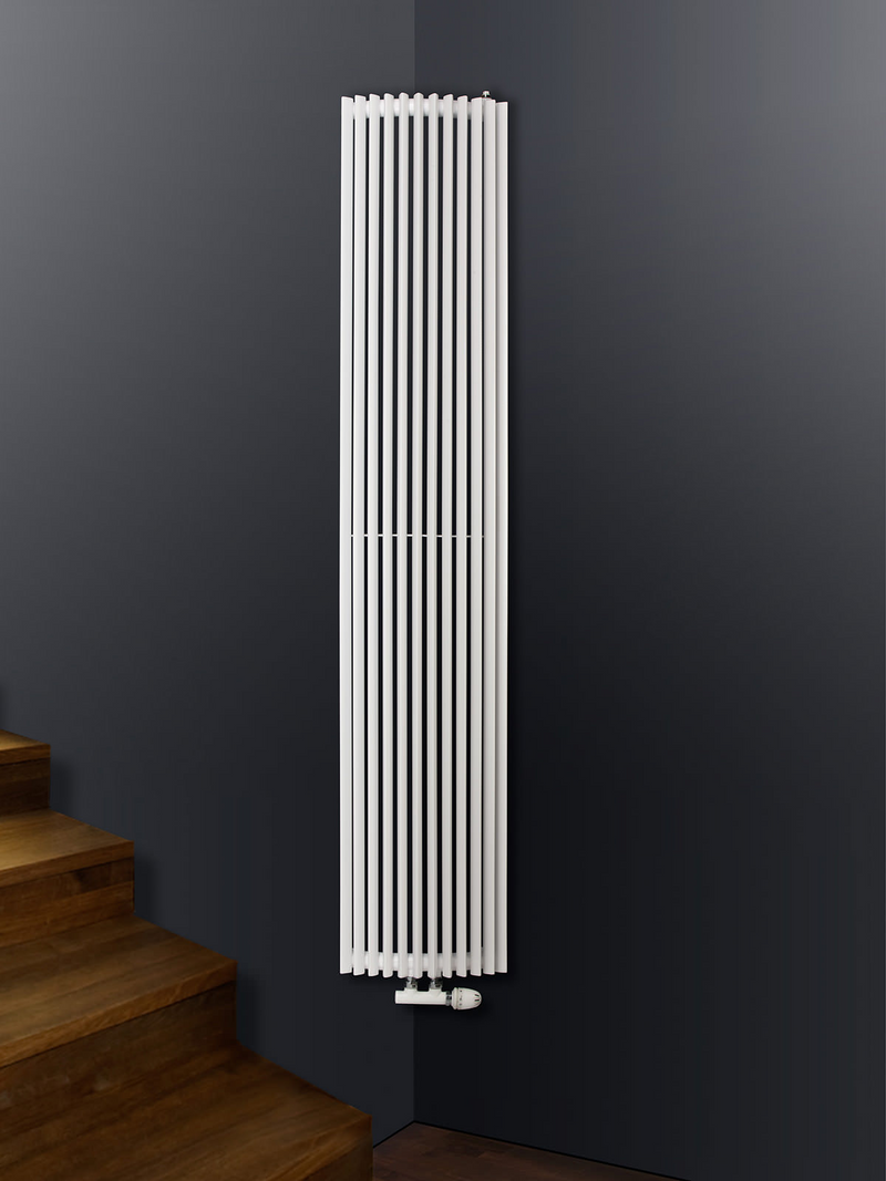 External Corner Radiators Eucotherm Corus Vertical Tube Corner Radiator | Radiators – Bath & More UK