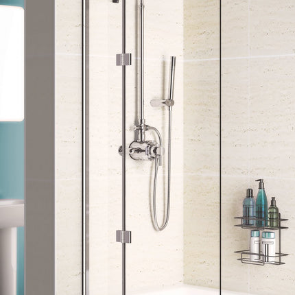 Lakes Coastline Hinged bath screen