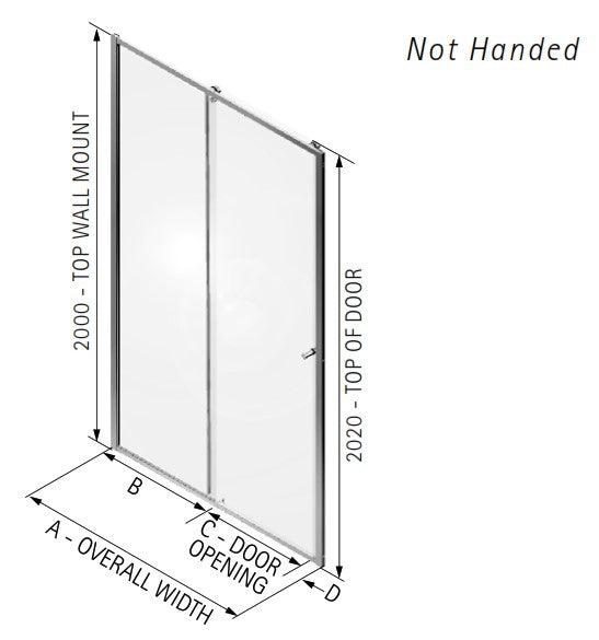 Matki-ONE Sliding Recess Shower Door - Free UK Delivery – Bath & More UK