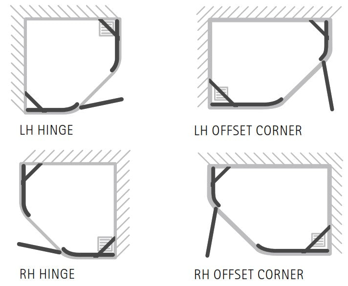 Matki Illusion Quintesse Shower Enclosure with Raised Shower Tray