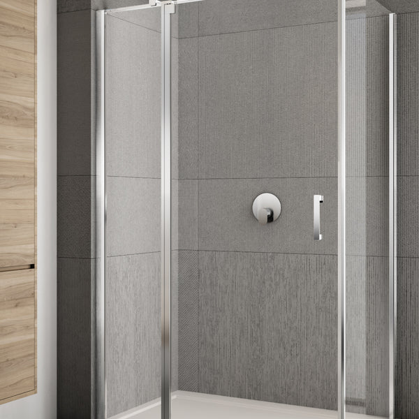 Lakes Italia | Rilassa Semi-Frameless Pivot Shower Door
