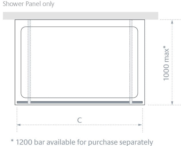 Lakes Coastline | Riviera Shower Panel