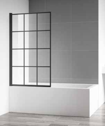 Frontline 6mm Velar Framed Bath Screen