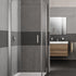 Lakes Italia | Vivo Semi-Frameless Pivot Shower Door