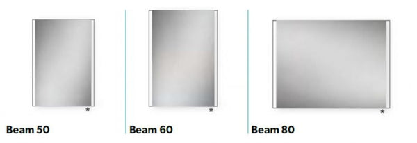 HiB Beam LED Ambient Mirror